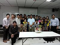 9 มีนาคม 2558-เลี้ยงอำลา อาจารย์ณัฐกร ย้ายไปจังหวัดเชียงใหม่
